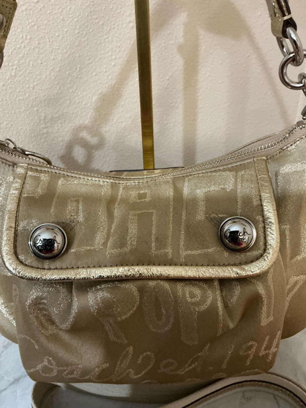 Coach Poppy Storypatch Groovy Shoulder or Crossbody Bag. Absolutely Stunning 🤩 - Picture 3 of 9